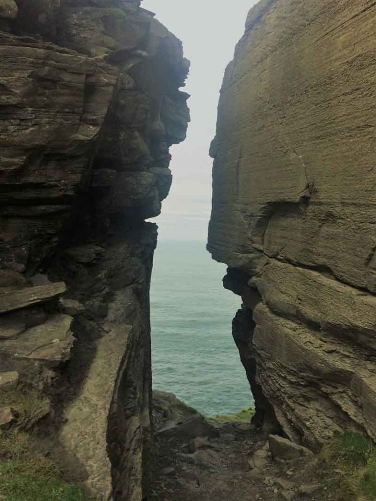Crevasse in the Cliffs
