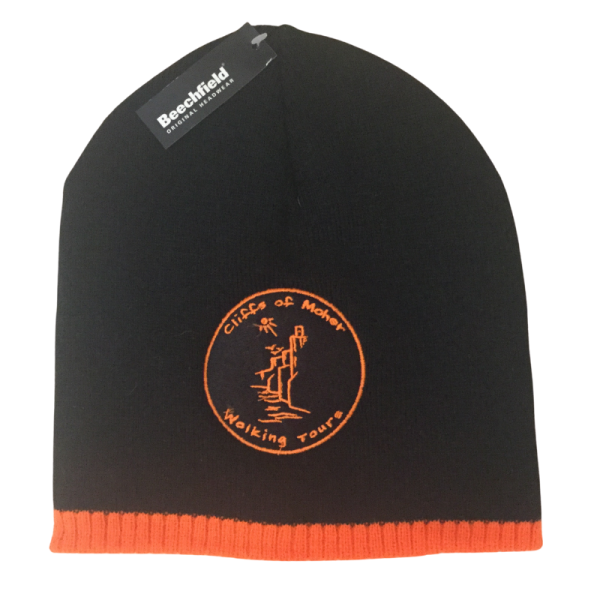 Beanie with Cliffs of Moher logo